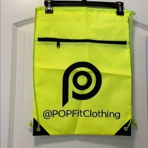 Pop Fit Clothing Drawstring bag